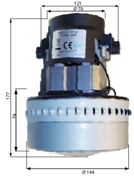 Vacuum motor SantoEmma SW15 HOT