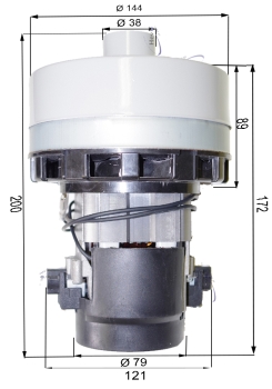 Saugmotor Comac Antea 50 E