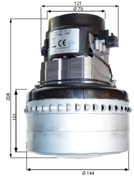 Vacuum motor Aertecnica TX 4A
