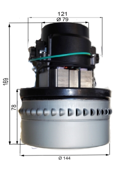 Saugmotor 230 V 1080 W zweistufig TP + 1 x Dichtung Turbinenerhöhung