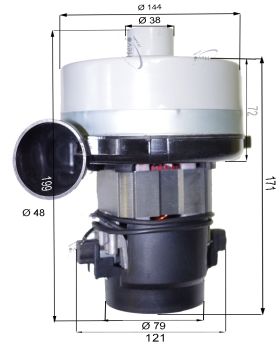 Saugmotor Wap-ALTO Scrubtec 651 B