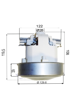 Saugmotor Numatic JVP180-11