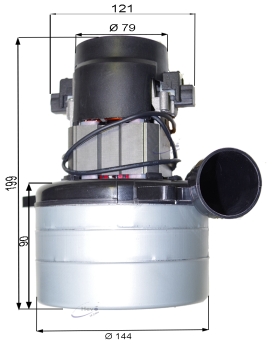 Vacuum motor for Fimap Gamma 108