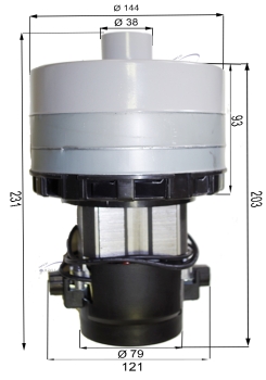 Saugmotor Hako Scrubmaster B 310 R TB 1230