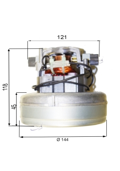 Saugmotor 230 V 1000 W einstufig TP