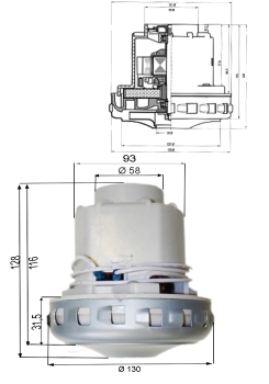 Saugmotor Kärcher WD 5.400