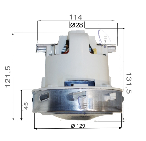 Saugmotor Cleancraft WetCat 116 E